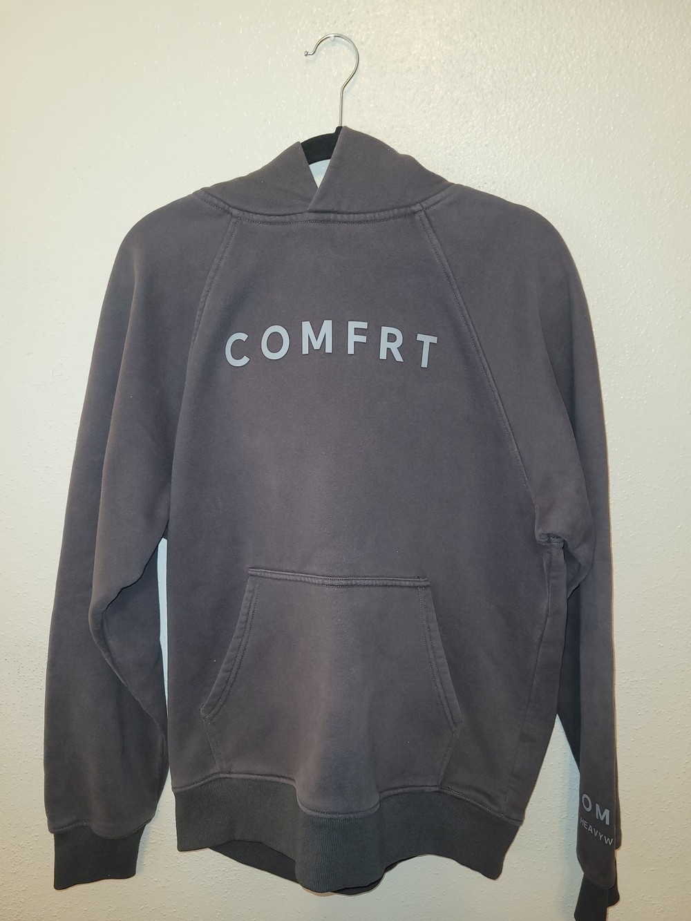 Comfrt Tranquil Hoodie Medium Charcoal Oversized Heavyweight Kangaroo Pocket